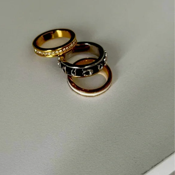 COACH Stacked Rings - Picture 1 of 4